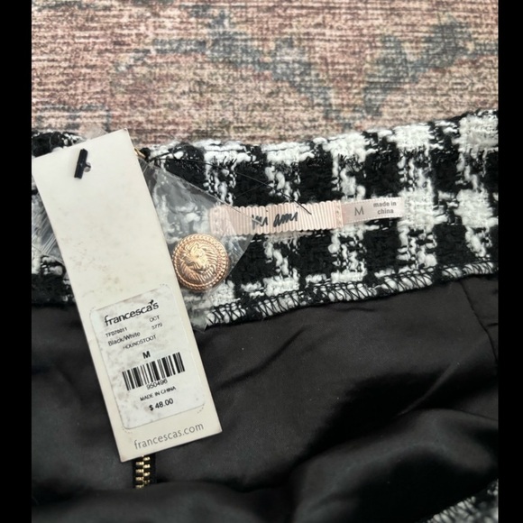 Rochelle Houndstooth Mini Skirt - Picture 8 of 10